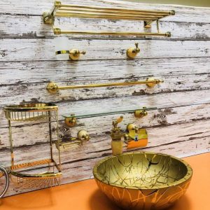 BỘ PHỤ KIỆN MẠ VÀNG KHẢM NGỌC