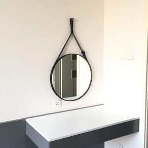 GƯƠNG VIỀN DA DÂY TREO D600