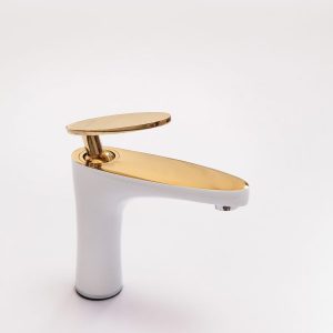 VÒI CHẬU RỬA MẶT LAVABO TRÒN MẠ TRẮNG V302